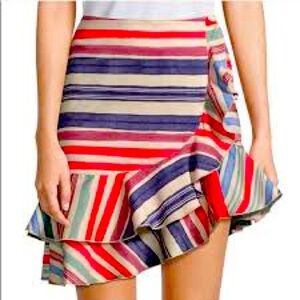 Red Carter zapata skirt xs